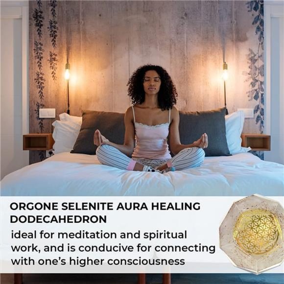 Orgonite Crystal – Aura Healing E-Energy Protection Dodecahedron Crystal - Picture 5 of 9